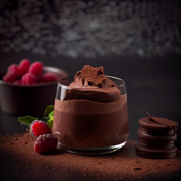 Sweet Eggless Chocolate Mousse